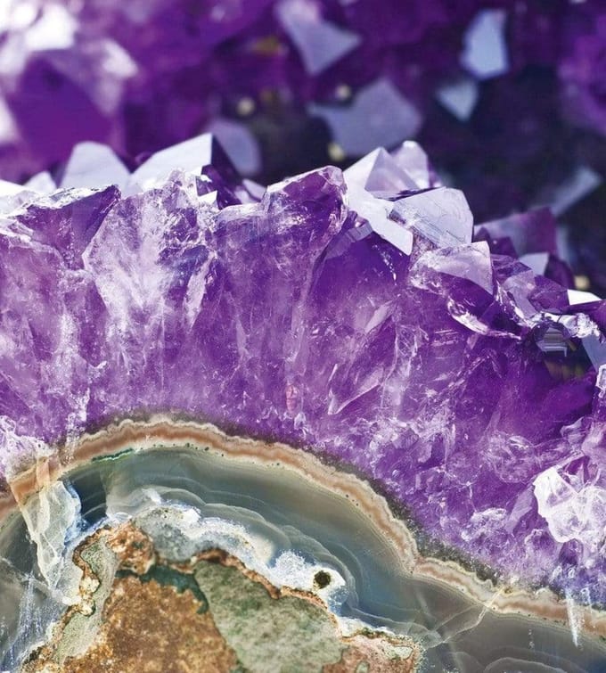 Fotobehang - Amethyst 225x250cm - Vliesbehang