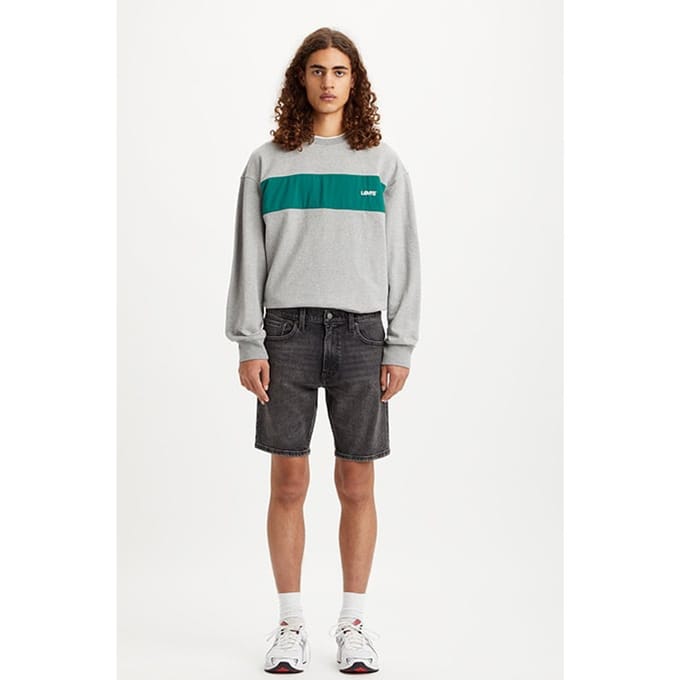 Levi's 412 Denim Short Grey Größe: W28L9 | Kurze Sporthosen Outlet | Herren | Blau