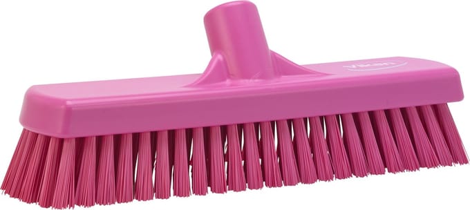 Vikan Schrobber 70601 - 30cm - Hard - Roze - Geschikt voor alle harde vloeren