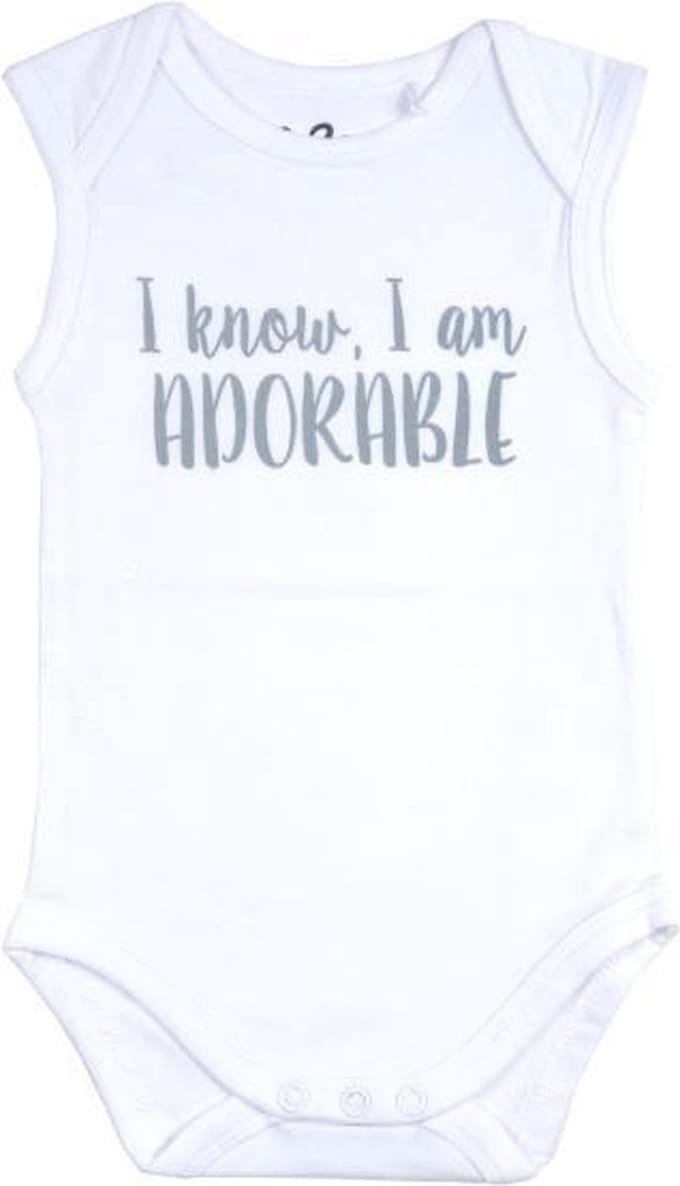 Fun2Wear Romper Adorable White Maat 50