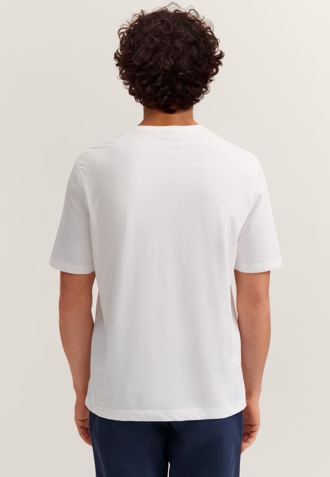 Bugatti Herren T-shirt met moderne pasvorm en print