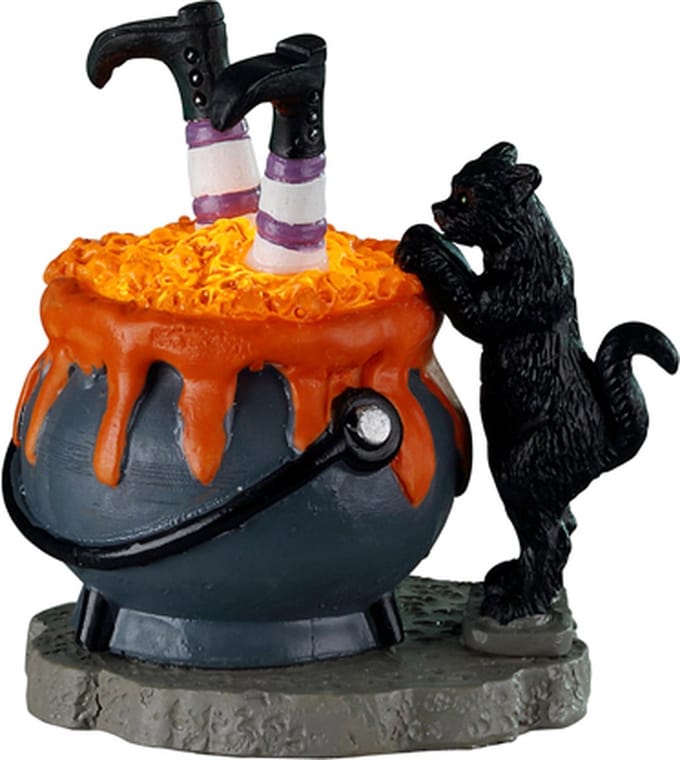 Lemax - Witchy Cauldron, B/o (4.5v) - Kersthuisjes & Kerstdorpen