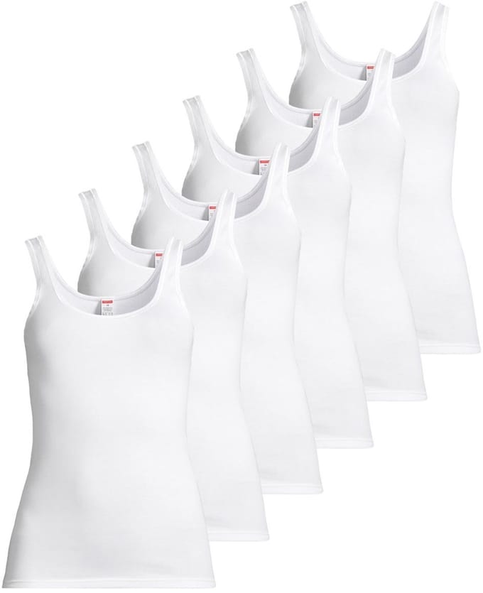 Conta Dames onderhemd 6 pack Feinripp