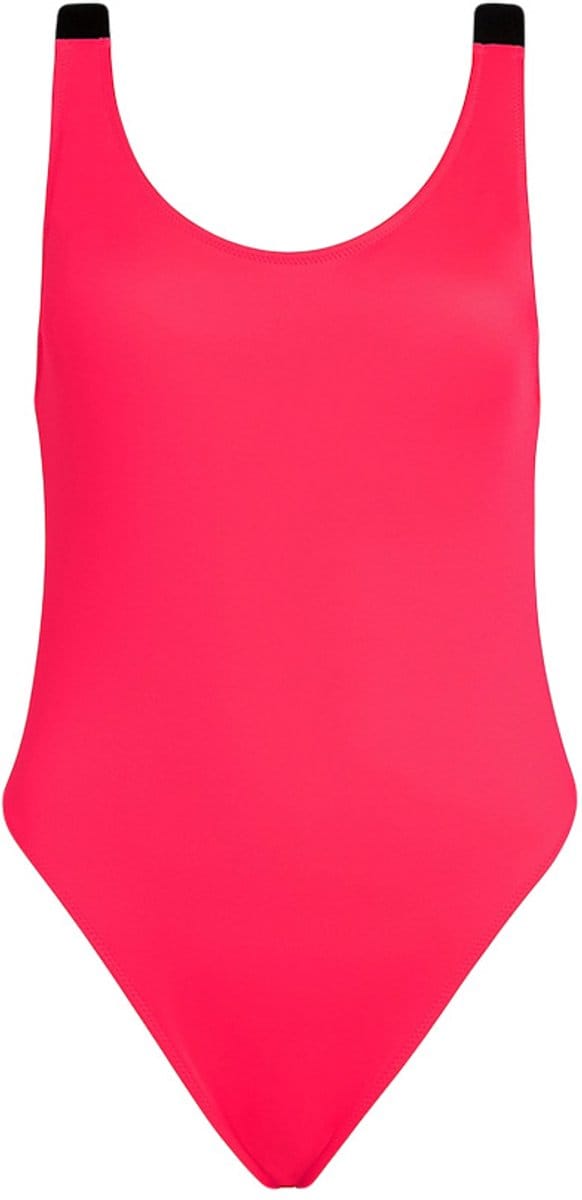 Calvin Klein dames intense power badpak scoop back straps roze