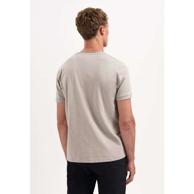 No Excess T-shirt Crewneck Slub Clay Größe: S | Basic T-Shirts Outlet | Herren