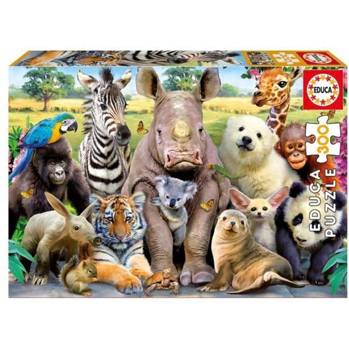 300 stukjes puzzel Educa Animale Foto Clase