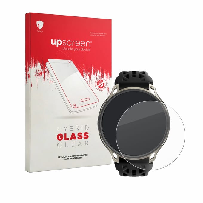 upscreen - Screenprotector voor Amazfit Cheetah 2 Pro - Folie Beschermfolie Beschermglas transparant