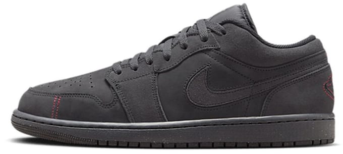 Jordan 1 Low SE Craft Dark Smoke Grey Varsity Red