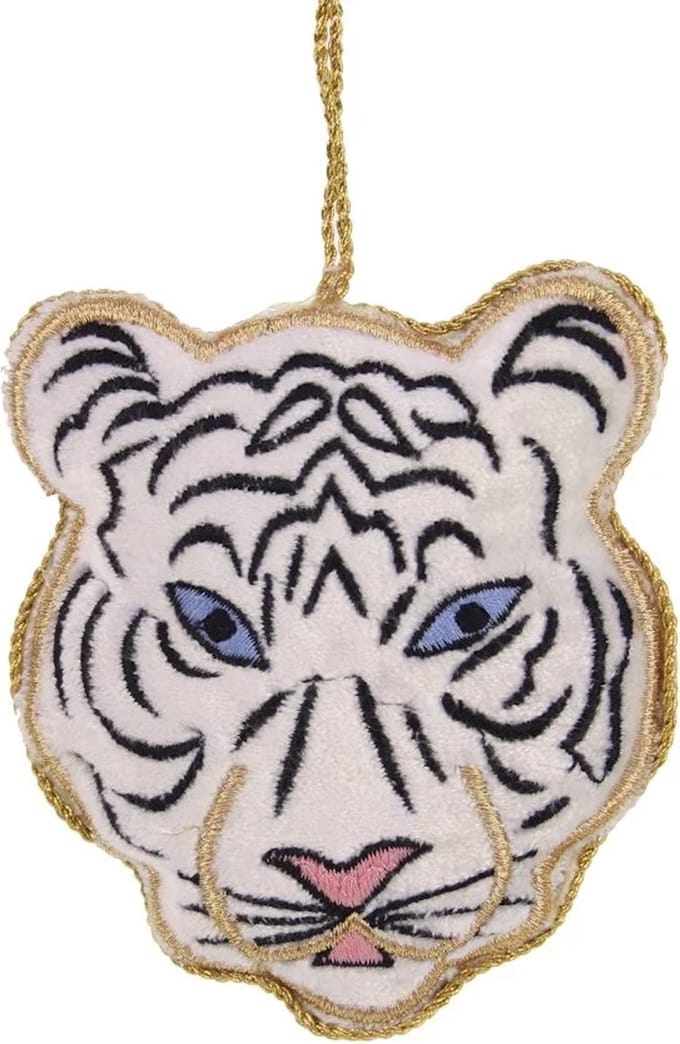 Tijger Ornament 8,5x1,5x10cm