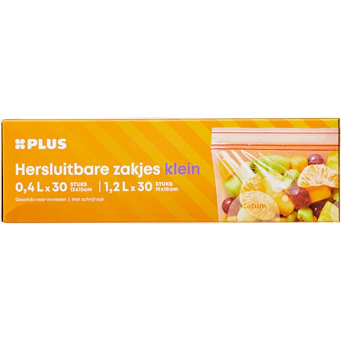 Hersluitbare zakjes klein