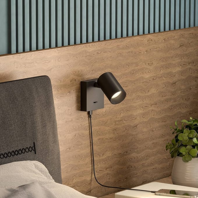 Deko Light Can Tilt eckig USB, 1x 7,5 W GU10, Schwarz 341340 Wandopbouwarmatuur GU10 7.5 W Zwart