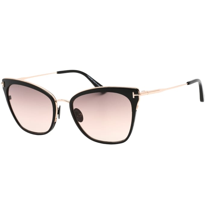 Tom Ford FT0843 Faryn 01B gouden zonnebril