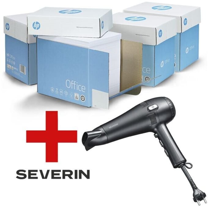 Kopieerpapier Hewlett Packard Office, DIN A4, 80 g/m², wit, ongezeefd, 2500 vellen