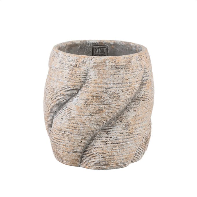 PTMD - Pot Evanthia - Taupe - 22x22x22cm