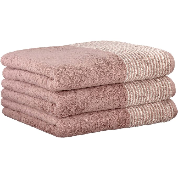 Cawoe Gastendoekje Luxury Home Two-Tone Een maat, 30x50 Set van 3