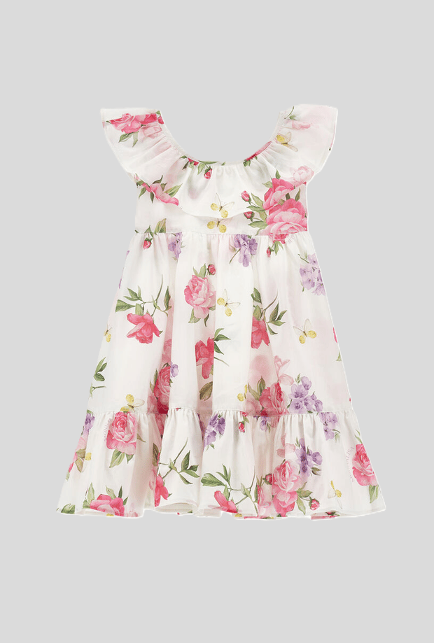 Bloemenjurk wit