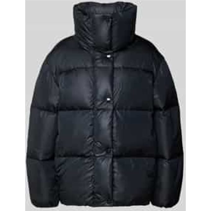 Relaxed fit donsjack met opstaande kraag