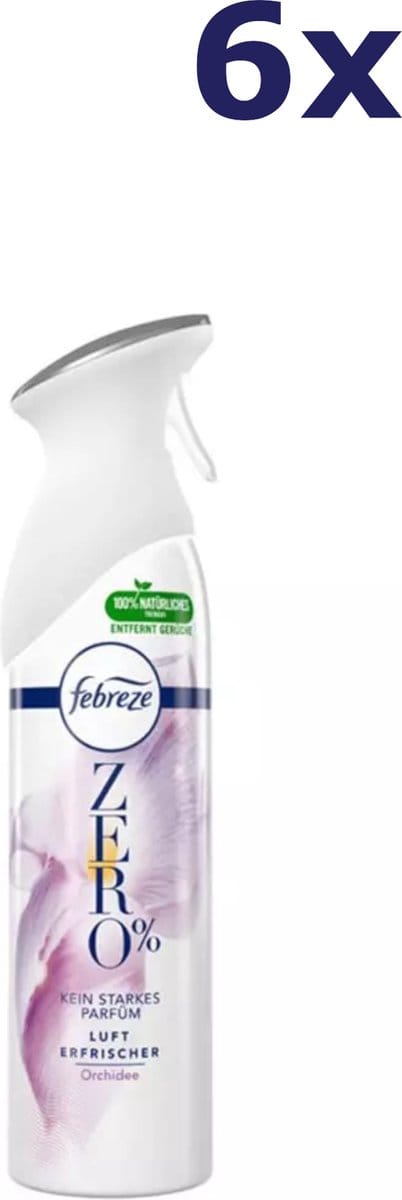6x Febreze Spray - 300ml - zero % orchidee