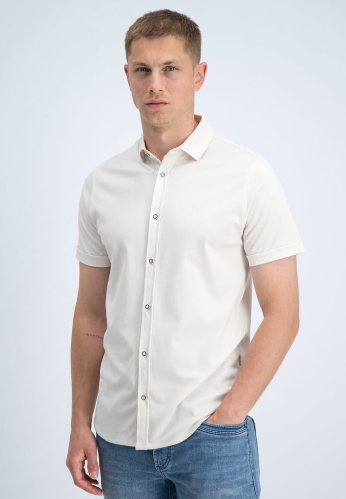 Gabbiano Shirt Shortsleeve Basic Jersey Dune Sand (3366321 FYRE - 989)