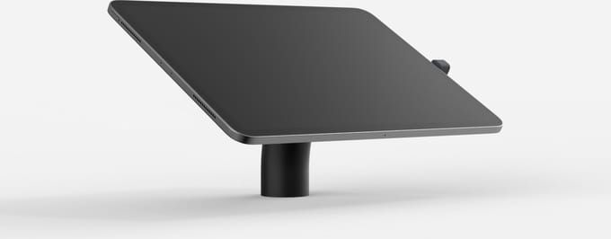 Bouncepad Core Desk veilige tablet en iPad houder, zwart