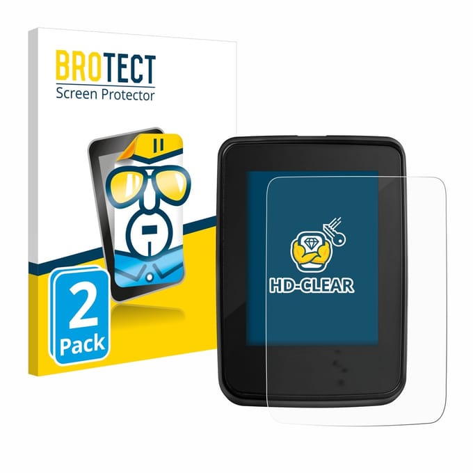 BROTECT - Screenprotector voor Giant RideDash Evo - Folie Beschermfolie transparant 2 Stuks