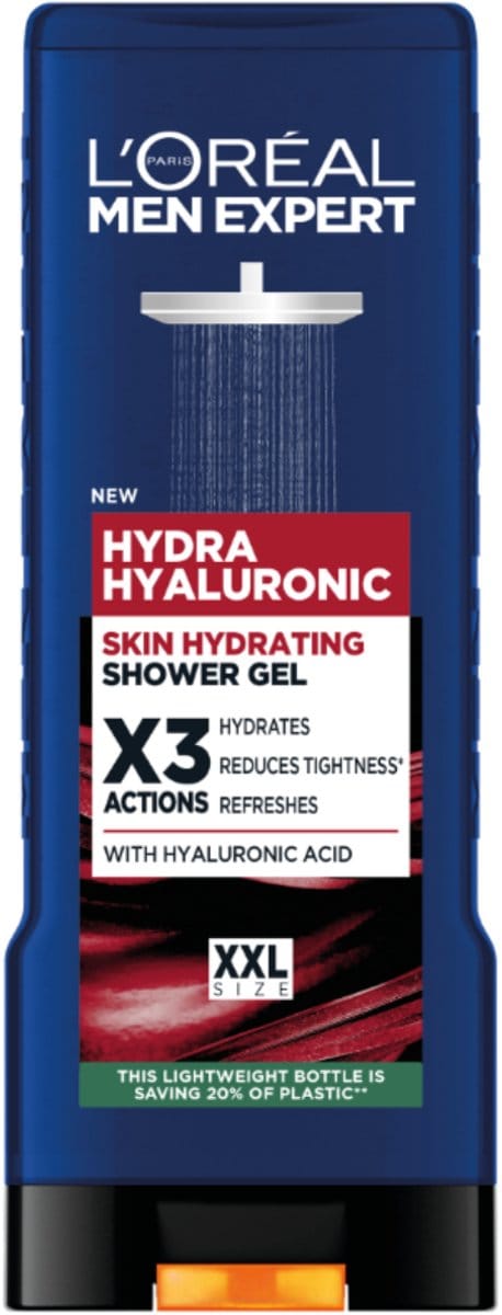 L'Oréal Men Expert - Hydra Hyaluronic Serie - Hydraterende Douchegel - 400ml