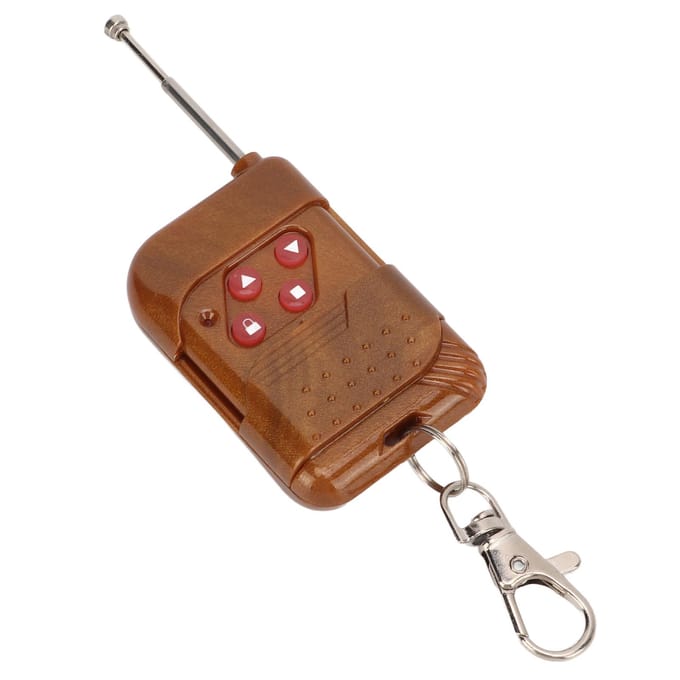 4 Knoppen Afstandsbedieningssleutel Garagedeuropener Klonen Draadloze Afstandsbedieningssleutel 433.92mhz voor Autobike brown