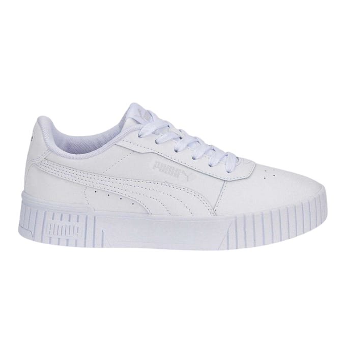 Puma Kinderen/Kids Carina 2.0 Lage Sneakers (Wit/Zilver)