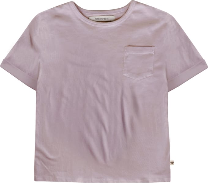 Your Wishes Solid Evi Lilac - Shortsleeve Loose Tee - Meisjes & Jongens - Maat: 92
