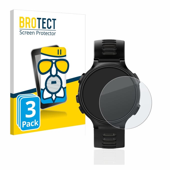 BROTECT - Screenprotector voor Garmin Forerunner 735XT - Folie Beschermfolie Beschermglas matte 3 Stuks