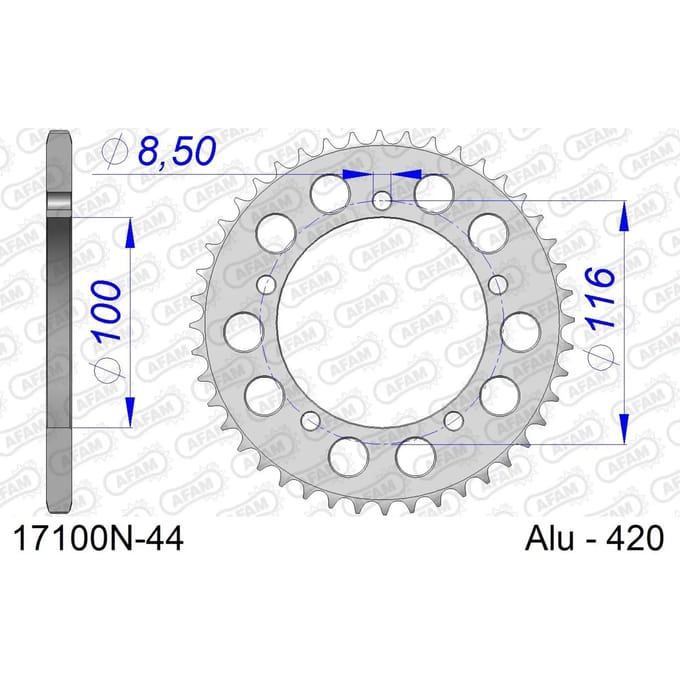 Tandwiel Afam 420 44 dents