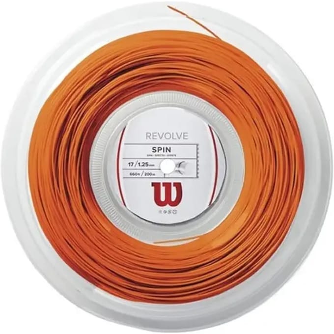 Wilson Revolve Rol Snaren 200m-Oranje