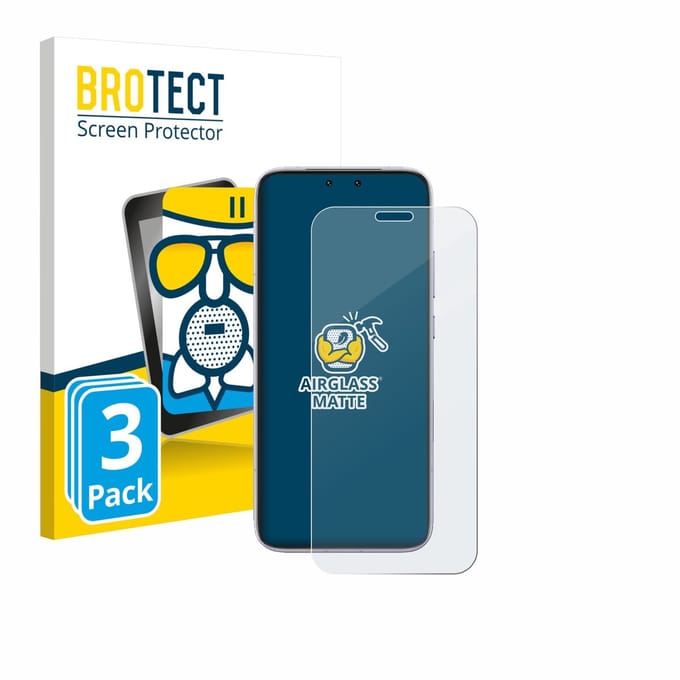 BROTECT - Screenprotector voor Honor Magic 8 RSR Porsche Design - Folie Beschermfolie Beschermglas matte 3 Stuks