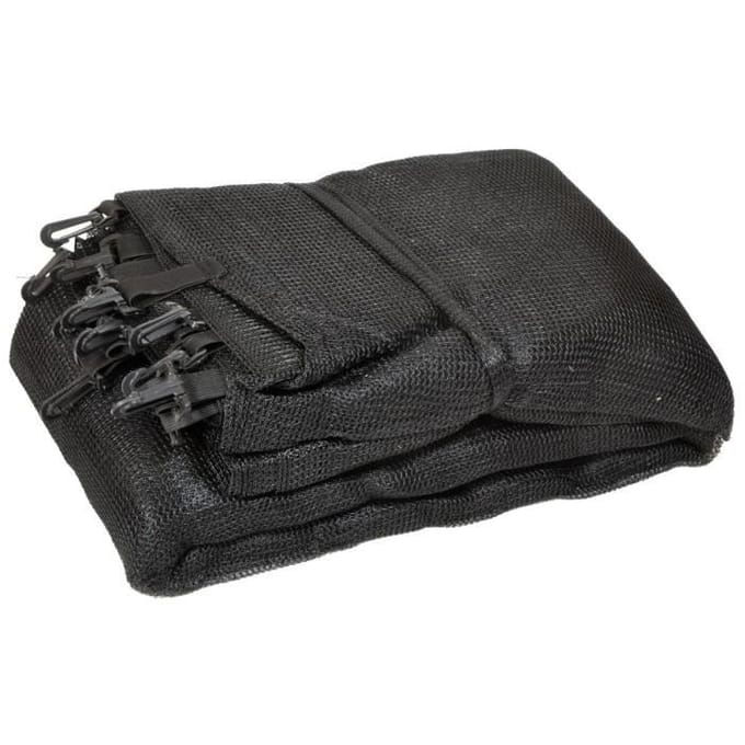 Filet de trampoline - Bordure extérieure - Filet de sécurité - noir - 366 cm noir