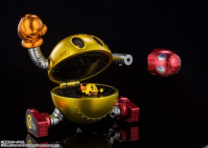 Pac-Man Chogokin Diecast Model 11 cm - Bandai Tamashii Nations