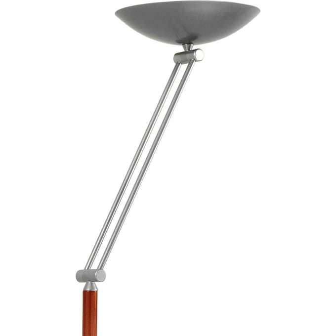 Aluminor LED uplighter Lib V, in hoogte verstelbaar, zilver