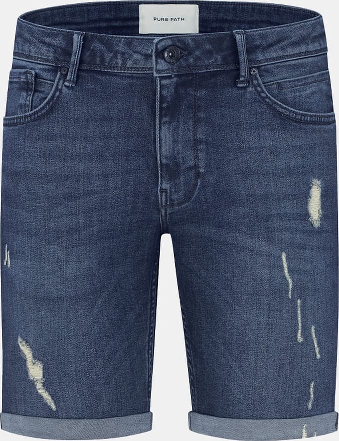 Purewhite Denim Short The Steve