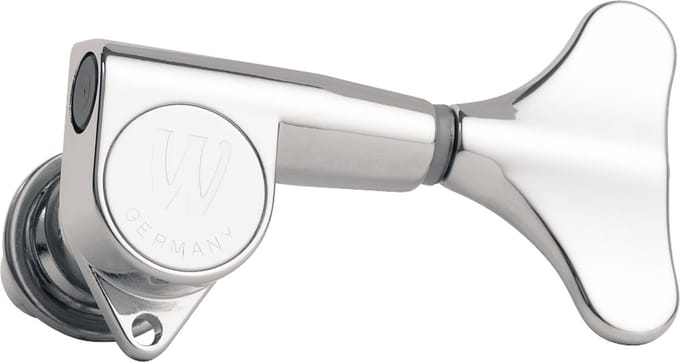Warwick bas mechaniek Links Chrome - Basgitaar stemmechaniek