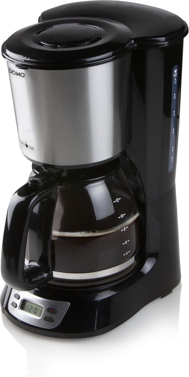 DOMO DO708K Koffiezetapparaat - RVS - 1,5 l - zwart