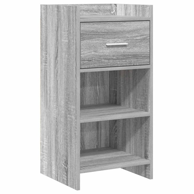 vidaXL - Dressoir - Grijs - Sonoma - 40 - x - 36 - x - 80 - cm - Bewerkt - hout