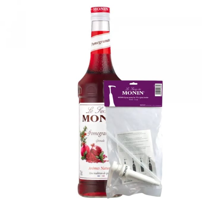 Monin Siroop Pomegranate (70 cl) + Pompje (10ml)