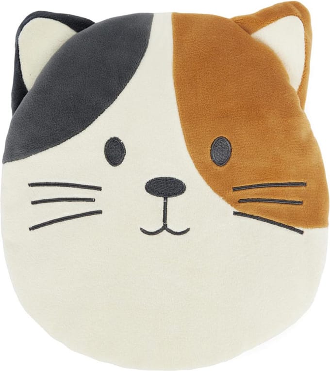 Balvi Kersenpitkussen Warmtekussen Warmteknuffel Kitty Kat Wit Bruin Zwart