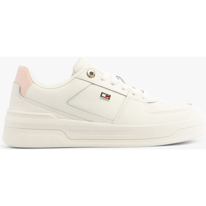 Tommy Hilfiger Flag Basket Sneakers Dames Sneakers Ecru/whimsy Pink