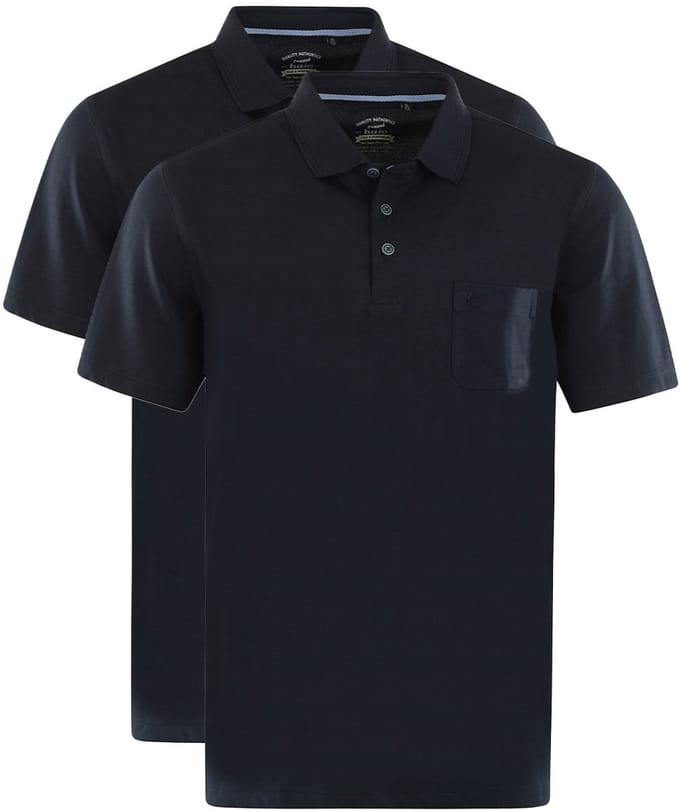 Hajo Heren poloshirt 2 pack Pique
