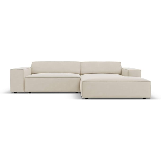 4-zits hoekbank Jodie velvet rechts | Micadoni