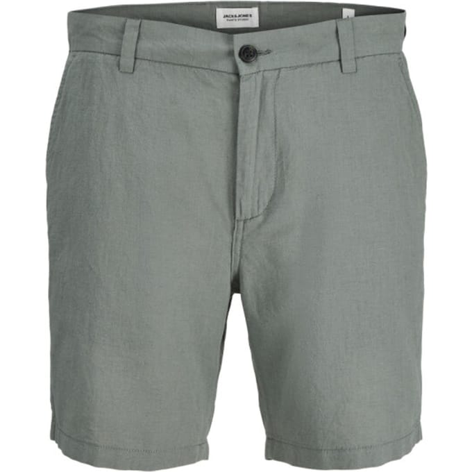 Jack & Jones Jpstace summer linen blend short reg sn olijf