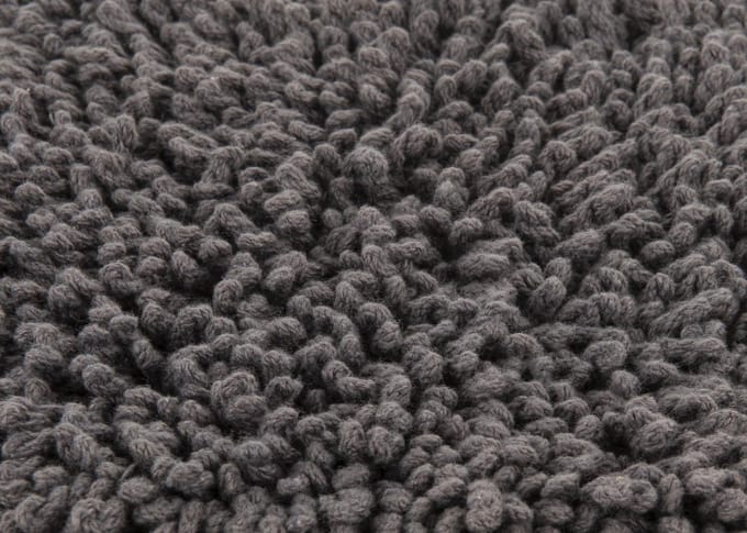 Heckettlane Badmat Fergana - Antraciet - 60x60 - Antislip - Wasbaar