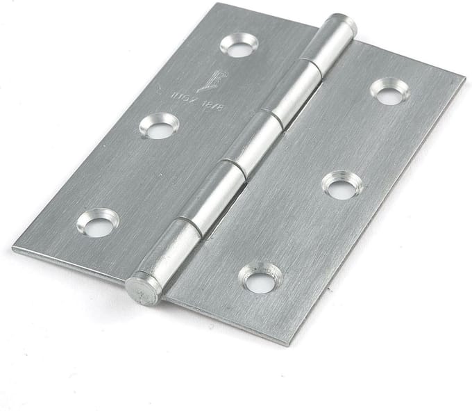 RVS Bladscharnier 60x40mm - 6 gaten