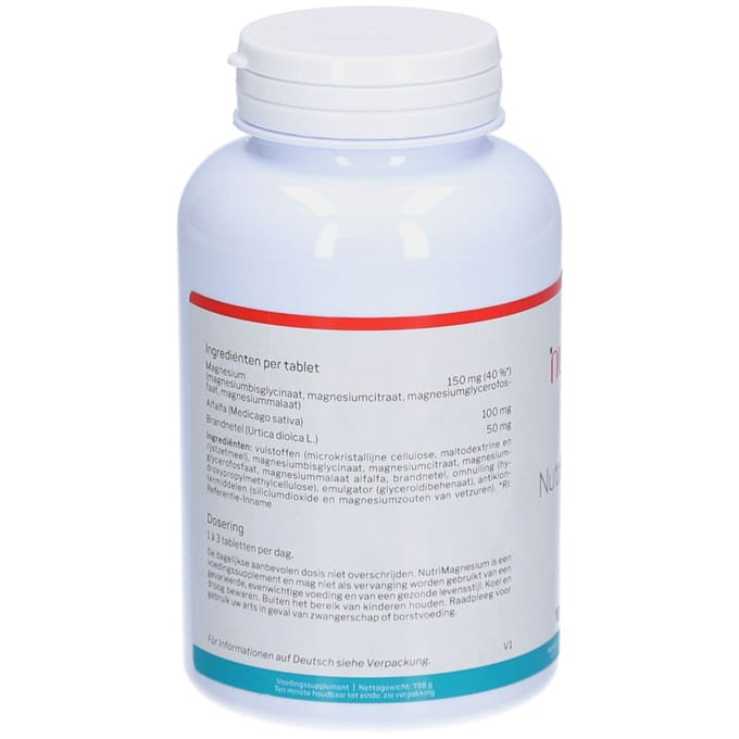 Nutrisan Nutrimagnesium 100+20 Gratis Tabletten Gecomprimeerde tabletten