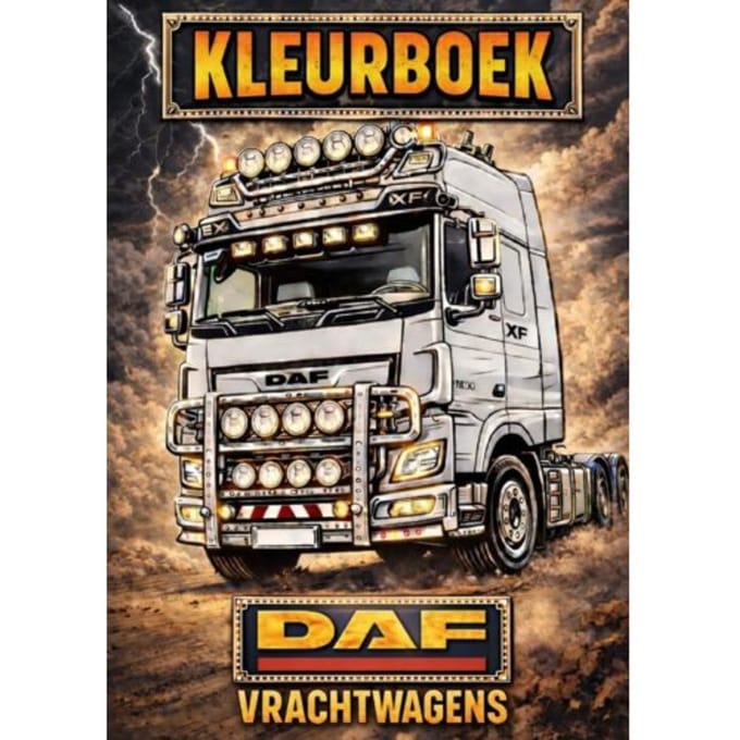 Kleurboek, Daf Vrachtwagens. - H. Mourits